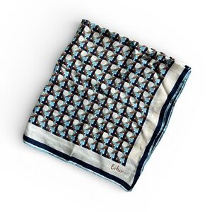 Echo geometric pattern unisex square Scarf